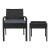 Gardeon 3PC Patio Bistro Set - Black PE Wicker, Steel Frame, Tempered Glass Table, Weather-Resistant Cushions Included