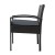 Gardeon 3PC Patio Bistro Set - Black PE Wicker, Steel Frame, Tempered Glass Table, Weather-Resistant Cushions Included