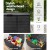 Gardeon 290L Outdoor Storage Box - Weather-Resistant, Lockable, Easy Assembly, Black - Garden Deck Shed Organiser