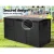 Gardeon 290L Outdoor Storage Box - Weather-Resistant, Lockable, Easy Assembly, Black - Garden Deck Shed Organiser