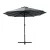 Instahut 4.57m Charcoal Outdoor Umbrella, UV50+ Water-Resistant Polyester, Steel Frame, Dodecagon Canopy, Tilt Feature