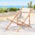 Gardeon Wooden Sun Lounge Outdoor Deck Chair - Adjustable Poplar Frame, 600D Fabric, Beige, 120kg Capacity, Portable
