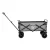 Gardeon Garden Cart with Cargo Net, Steel & 600D Polyester, Grey, 90x57x74-99cm, Multipurpose Trolley for Outdoor Use