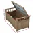 Gardeon 160L Wooden Outdoor Storage Bench Box - Fir Wood, Water-Resistant, 106cm, Brown - Garden Tool & Toy Organiser Gardeon 160L Wooden Outdoor Storage Bench Box - Fir Wood, Water-Resistant, 106cm, Brown - Garden Tool & Toy Organiser