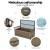 Gardeon 160L Wooden Outdoor Storage Bench Box - Fir Wood, Water-Resistant, 106cm, Brown - Garden Tool & Toy Organiser