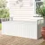 Gardeon 129cm White Wooden Outdoor Storage Bench & Toy Chest - Fir Wood, 200L Capacity, All-Weather, 2-in-1 Design