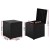 Gardeon 195L Outdoor Storage Box Bench - Weather-Resistant Polypropylene, Easy Assembly, Black, 1-Year Warranty