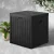 Gardeon 195L Outdoor Storage Box Bench - Weather-Resistant Polypropylene, Easy Assembly, Black, 1-Year Warranty