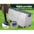 Gardeon 290L Grey Outdoor Storage Box - Weather-Resistant, Lockable, Mobile with Wheels, Easy Assembly, 1-Year Warranty