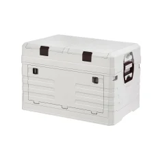 Gardeon 40L Foldable Outdoor Storage Box – Durable PP Material, Dual-Layer, 3-Way Access, Portable & Space-Saving Design