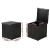 Gardeon 80L Lockable Outdoor Storage Box - Eco-Friendly PP, Weather-Resistant, Bench Seat, Black, Easy Assembly