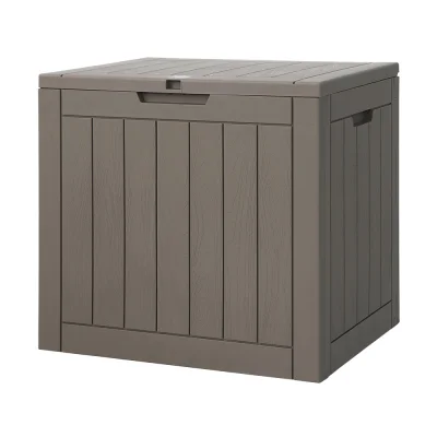 Gardeon 118L Grey Outdoor Storage Box - Weather-Resistant, Lockable, Durable PP Material, Easy Assembly, 1-Year Warranty Gardeon 118L Grey Outdoor Storage Box - Weather-Resistant, Lockable, Durable PP Material, Easy Assembly, 1-Year Warranty