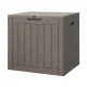 Gardeon 118L Grey Outdoor Storage Box - Weather-Resistant, Lockable, Durable PP Material, Easy Assembly, 1-Year Warranty