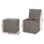 Gardeon 118L Grey Outdoor Storage Box - Weather-Resistant, Lockable, Durable PP Material, Easy Assembly, 1-Year Warranty