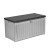 Gardeon 190L Lockable Outdoor Storage Box & Bench - Weather-Resistant Black Polypropylene, Easy Assembly, 136kg Capacity