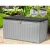 Gardeon 190L Lockable Outdoor Storage Box & Bench - Weather-Resistant Black Polypropylene, Easy Assembly, 136kg Capacity