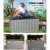 Gardeon Outdoor Storage Box 270L - Weather-Resistant, Lockable, Grey Bench & Tool Shed, Easy Assembly, 1-Year Warranty