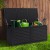 Gardeon 390L Outdoor Storage Box - Weather-Resistant Black Polypropylene Bench with Lockable Lid & Easy Assembly Gardeon 390L Outdoor Storage Box - Weather-Resistant Black Polypropylene Bench with Lockable Lid & Easy Assembly