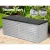 Gardeon 390L Outdoor Storage Box, Lockable, Weather-Resistant, Black, Bench for 2, Easy Assembly, 1-Year Warranty