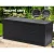 Gardeon 490L Lockable Outdoor Storage Box - Weather-Resistant Garden Bench & Tool Shed, Black, Easy Assembly