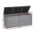Gardeon 490L Lockable Outdoor Storage Box - Weather-Resistant PP, Bench Seat, Ideal for Tools & Toys, Black/Grey
