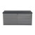 Gardeon 490L Lockable Outdoor Storage Box - Weather-Resistant PP, Bench Seat, Ideal for Tools & Toys, Black/Grey