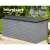 Gardeon 490L Lockable Outdoor Storage Box - Weather-Resistant PP, Bench Seat, Ideal for Tools & Toys, Black/Grey