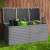 Gardeon 490L Lockable Outdoor Storage Box - Weather-Resistant PP, Bench Seat, Ideal for Tools & Toys, Black/Grey