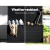 Gardeon 680L Lockable Outdoor Storage Box - Weather-Resistant Garden Bench, Durable Polypropylene, Black