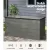 Gardeon 680L Lockable Outdoor Storage Box & Garden Bench, Weather-Resistant, Black, Seats 2 Adults, Easy Assembly