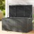 Gardeon 830L Outdoor Storage Box & Bench - Lockable, Weather-Resistant PP Material, 160cm, Black, Easy Assembly