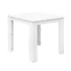 Gardeon Wooden Coffee Side Table - Eco-Friendly Hemlock, 44.6x44.6x40.5cm, Indoor/Outdoor Use, Smooth Edges, White