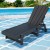 Gardeon Sun Lounge Beach Chair HDPE Adirondack Lounger 4-Position Adjustable Recliner with Wheels, Black, 194cm Gardeon Sun Lounge Beach Chair HDPE Adirondack Lounger 4-Position Adjustable Recliner with Wheels, Black, 194cm