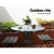Gardeon Outdoor Steel Bar Table with Glass Top, Parasol Hole, 80cm Diameter - Elegant, Durable, Easy to Clean