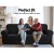 Artiss 3 Seater Sofa Cover, High Stretch Polar Fleece in Black, Machine Washable, All-Round Protection, Anti-Slip