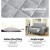 Artiss 3-Seater Quilted Grey Sofa Cover - Anti-Scratch Microfibre, Hollow Fibre Filling, Machine Washable, Anti-Slip