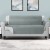 Artiss 4-Seater Sofa Cover - 100% Water-Resistant, Grey, Diamond-Quilted, Microfibre Fabric, Anti-Slip, Machine Washable