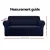 Artiss 3 Seater Sofa Cover Navy, Stretch Knitted Fabric, All-Round Protection, Anti-Slip, Machine Washable