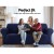 Artiss 3 Seater Sofa Cover Navy, Stretch Knitted Fabric, All-Round Protection, Anti-Slip, Machine Washable