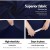 Artiss 3 Seater Sofa Cover Navy, Stretch Knitted Fabric, All-Round Protection, Anti-Slip, Machine Washable