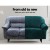 Artiss Agate Green Velvet Sofa Cover for 1 Seater - Stretchable, Anti-Slip, Machine Washable, All-Round Protection