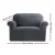 Artiss Velvet Sofa Cover for 1-Seater - Stretchable Crystal Velvet, Anti-Slip, Machine Washable, Grey, 81-120cm Artiss Velvet Sofa Cover for 1-Seater - Stretchable Crystal Velvet, Anti-Slip, Machine Washable, Grey, 81-120cm