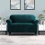 Transform Your Sofa with Artiss 2-Seater Velvet Sofa Cover, Agate Green - Stretchable, Anti-Slip, Machine Washable