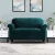 Transform Your Sofa with Artiss 2-Seater Velvet Sofa Cover, Agate Green - Stretchable, Anti-Slip, Machine Washable