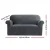 Artiss 2-Seater Velvet Sofa Cover - Stretchable, Anti-Slip, Machine Washable, Grey - Crystal Velvet Protection