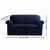 Artiss Velvet Sofa Cover 2-Seater - Stretchable Sapphire Couch Protector, Anti-Slip, Machine Washable, Crystal Velvet