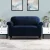 Artiss Velvet Sofa Cover 2-Seater - Stretchable Sapphire Couch Protector, Anti-Slip, Machine Washable, Crystal Velvet