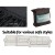 Artiss Velvet Sofa Cover, 3-Seater, Black - Stretchable, Anti-Slip, Machine Washable for All-Around Protection