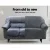 Artiss 4-Seater Velvet Sofa Cover - Stretchable, Anti-Slip, Machine Washable, Grey Crystal Velvet, 230-300cm Protection