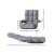 Artiss Adjustable Floor Lounge Sofa Bed, Linen Fabric, Grey, 49x58x71cm, Versatile Swivel Design with Bonus Pillow